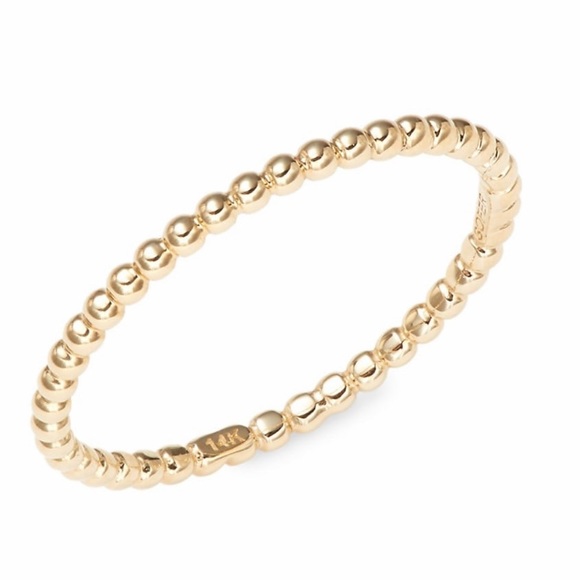 Nephora Jewelry - NEPHORA 14K Gold Beaded Ball Ring